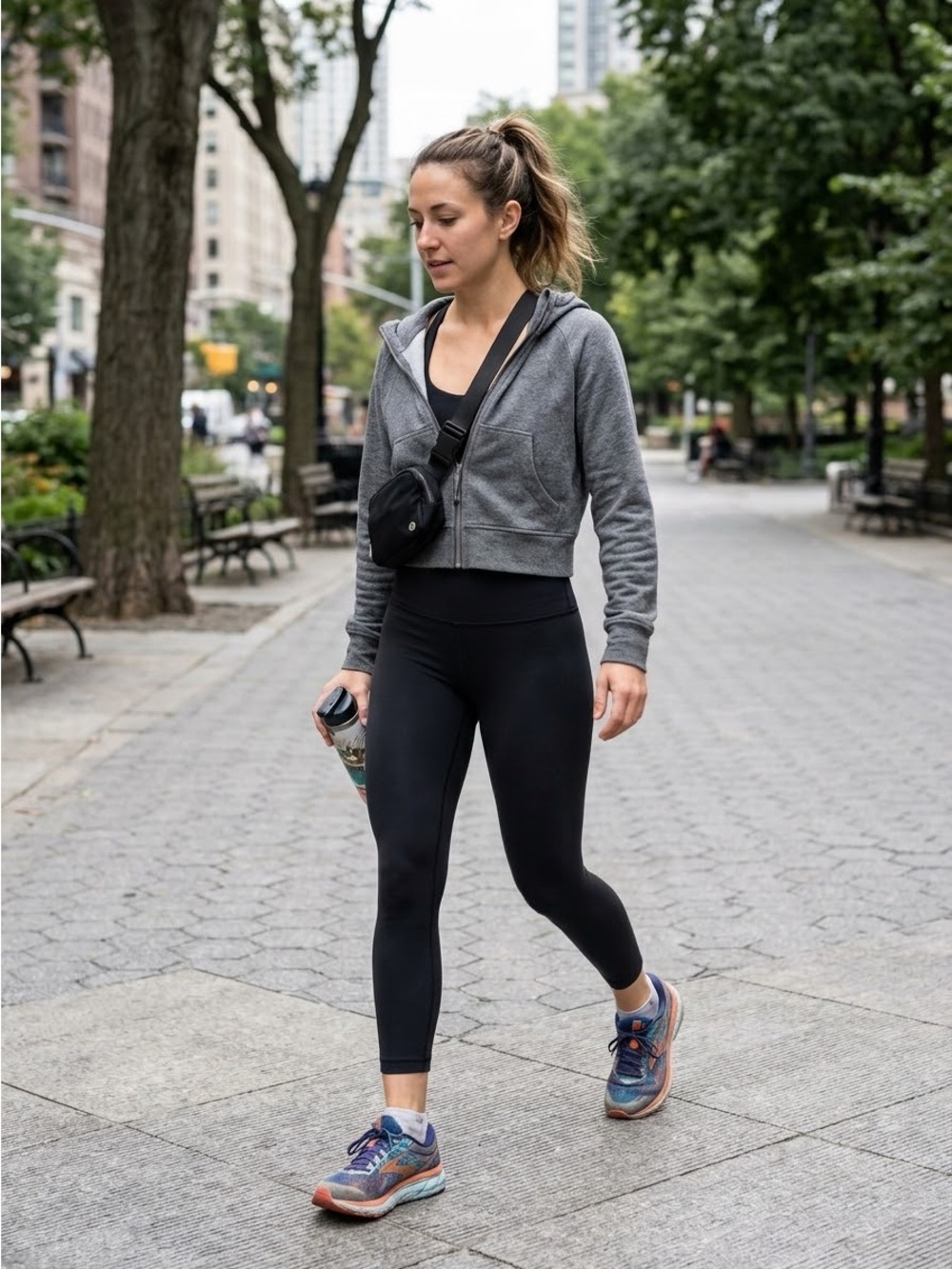 Lululemon Align High-Rise 7/8 Black Yoga Running Gym Leggings 8.